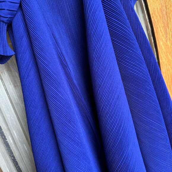 Beulah Style Royal Blue Special Occasion Midi Dress - Picture 8 of 9